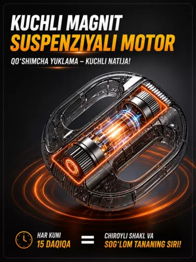 Yangi avlod Champion ko'p funksiyali tana va mushaklar uchun vibratsiyali massajori
